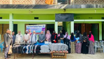 বিয়ানিবাজারে ইউএস বাংলা গ্লোবাল এসোসিয়েশনের শীতবস্ত্র বিতরণ